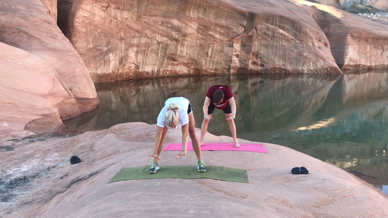 Lake Powell: Yoga