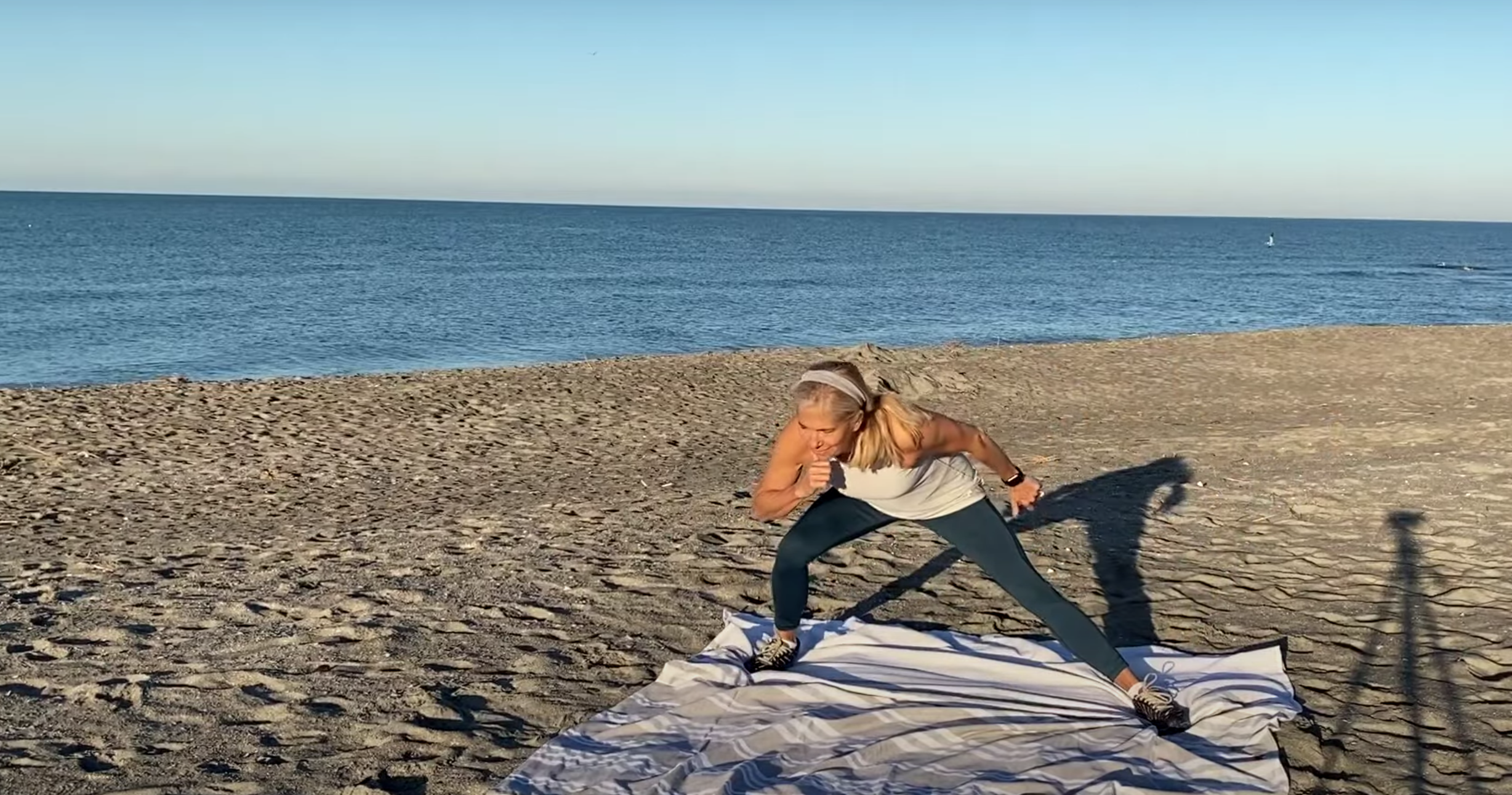 Body Weight Only Workout at the Beach