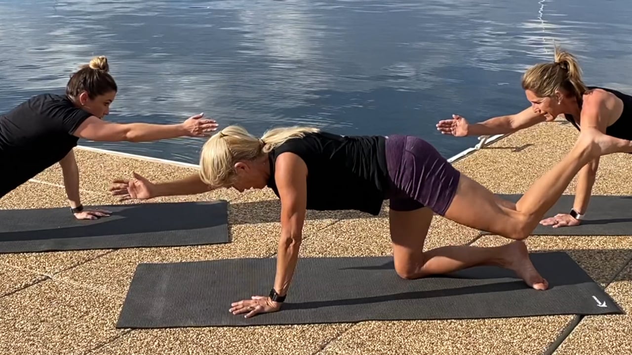 Strength and Stretch by the Lake