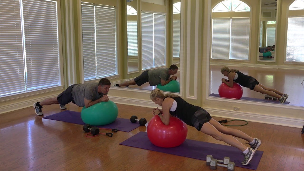 Strength with Ball and Weights