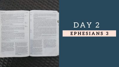 Day 2 - Ephesians 3
