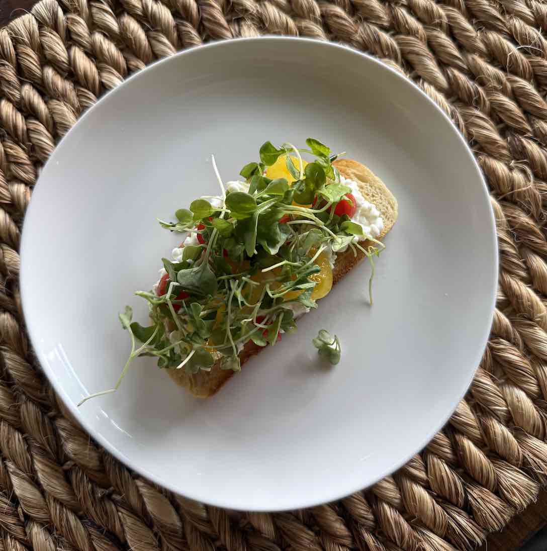 Cottage Cheese & Tomato Sourdough Toast