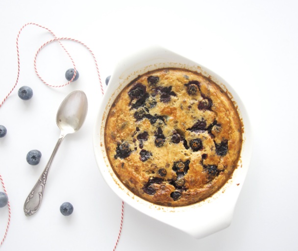 Blueberry Protein Breakfast Bake