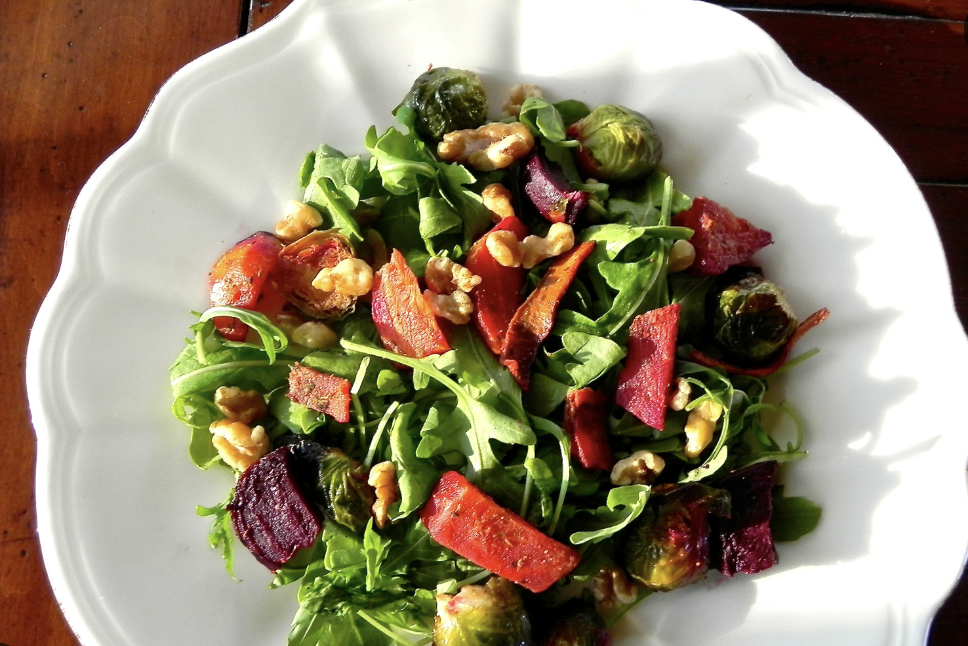 Beet, Brussels Sprout Salad