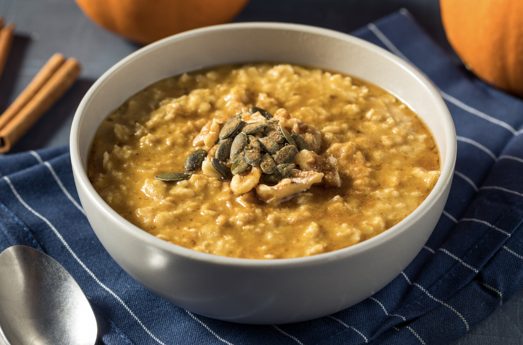 Simple Pumpkin Oatmeal