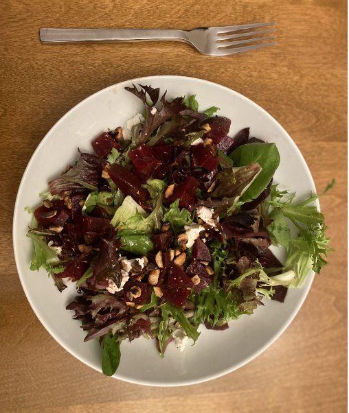 Beet Salad with Greens