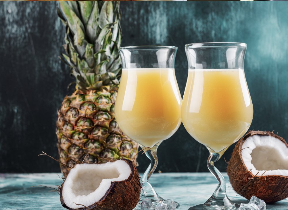 Mango Pina Colada Mocktail