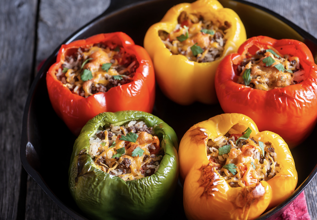 Mexican Stuffed Peppers with Black Beans