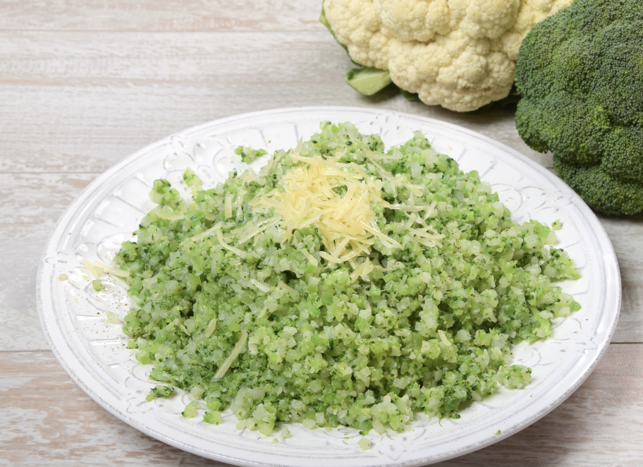 Broccoli and Cauliflower Rice