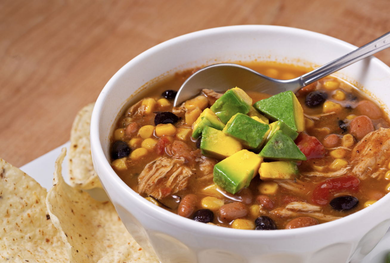 Slow-Cooker Chicken Taco Soup