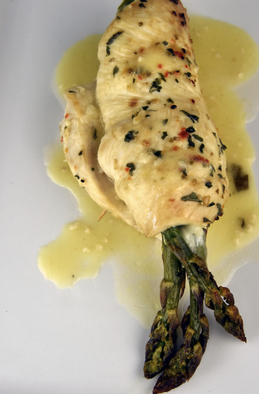 Cheesy Asparagus Stuffed Chicken Breasts