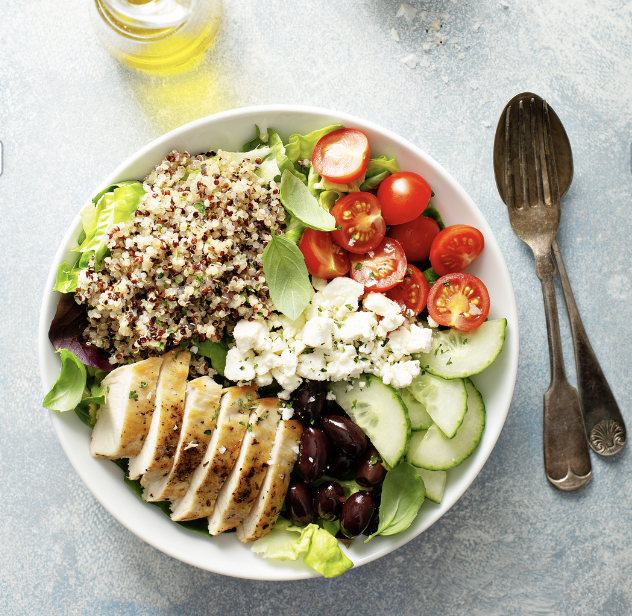 Greek Chicken Cauliflower Bowl
