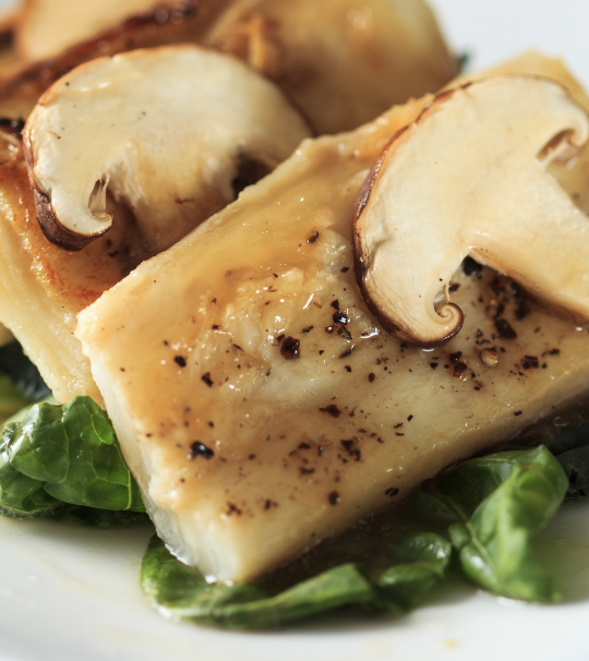 Flash-Fried Fish with Mushrooms and Herbs