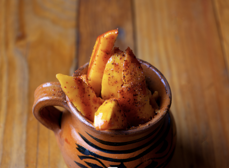 Mango with Lime and Chili Powder