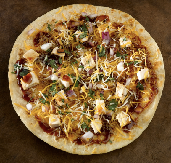 BBQ Chicken Tortilla Pizza