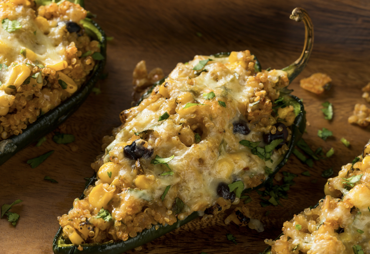 Stuffed Vegetarian Chili Rellenos