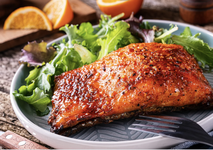 Orange, Ginger & Soy Salmon