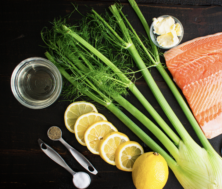 Salmon with Fennel