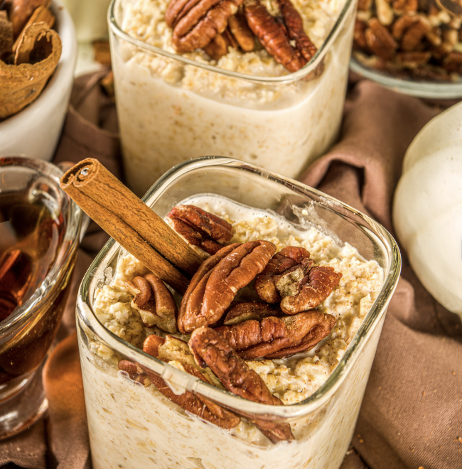 Pumpkin Pie Overnight Oatmeal