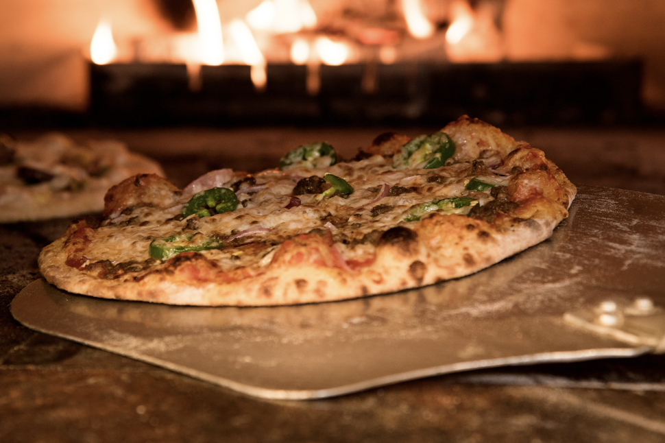 Zucchini Mushroom Pizza
