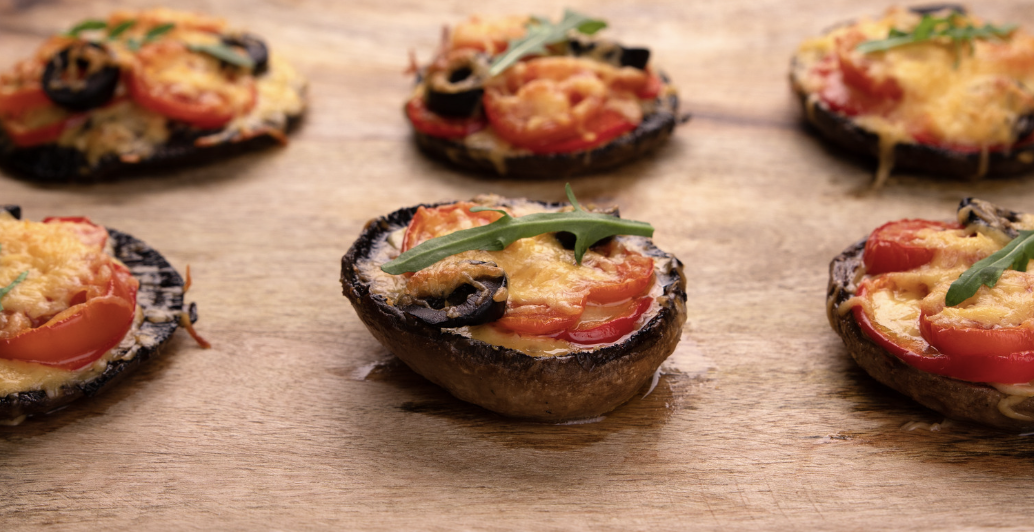 Caprese Stuffed Portobello Mushrooms