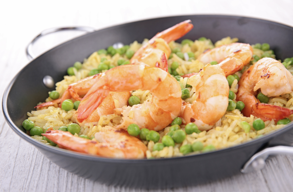 Shrimp and Cilantro Rice Bowl