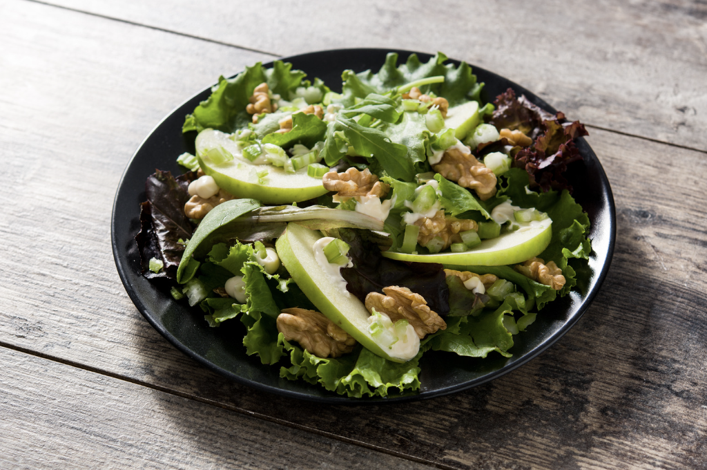 Apple Walnut Salad With Cilantro Dressing