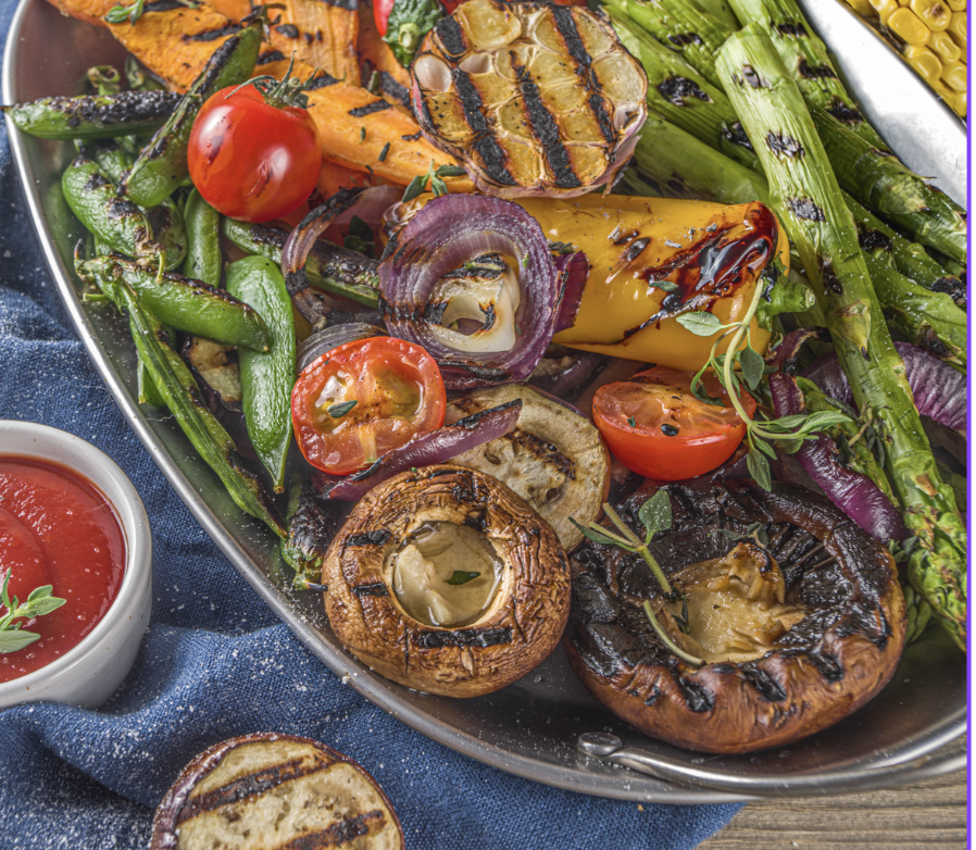Warm Lentil and Grilled Vegetable Salad