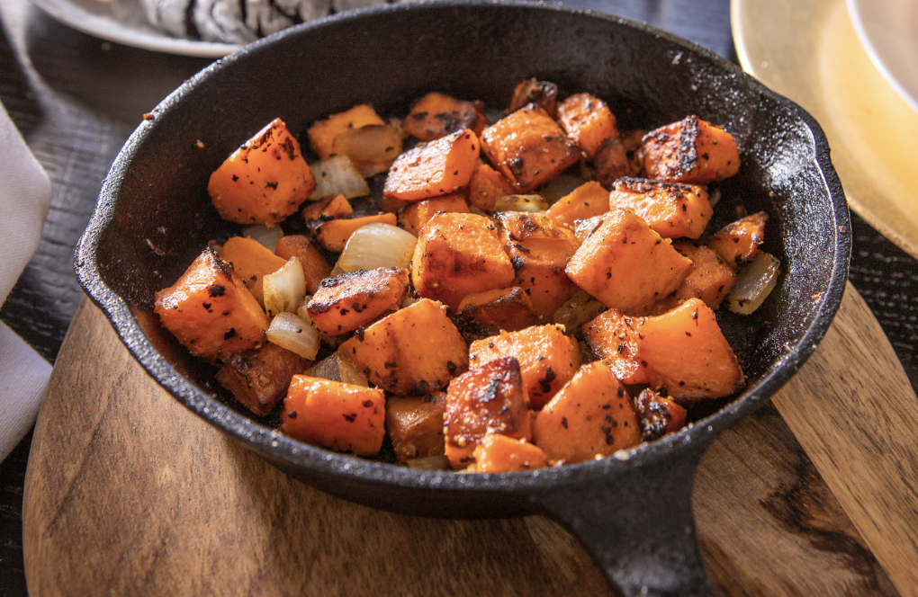 Roasted Sweet Potatoes and Pears