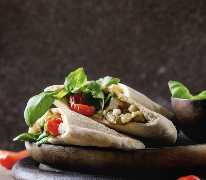Vegetarian Pita Sandwich