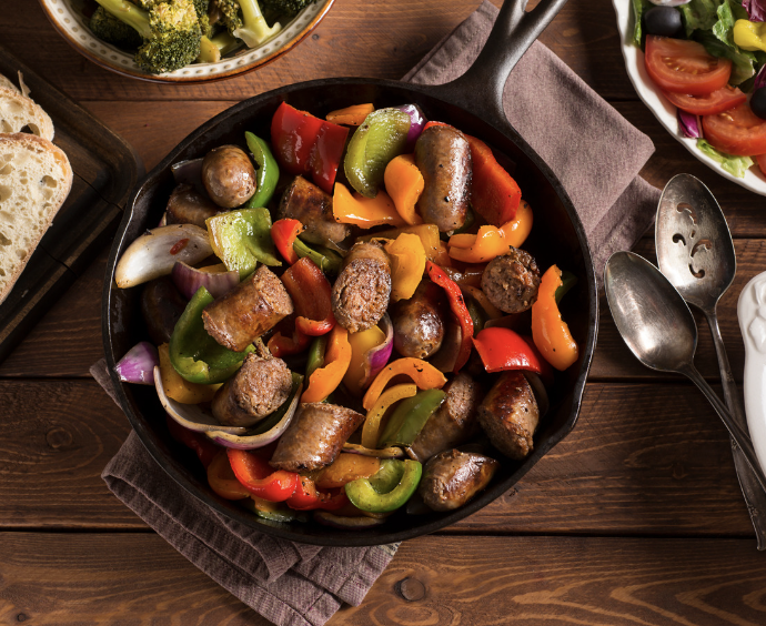 Simple Dinner - Sausage and Peppers