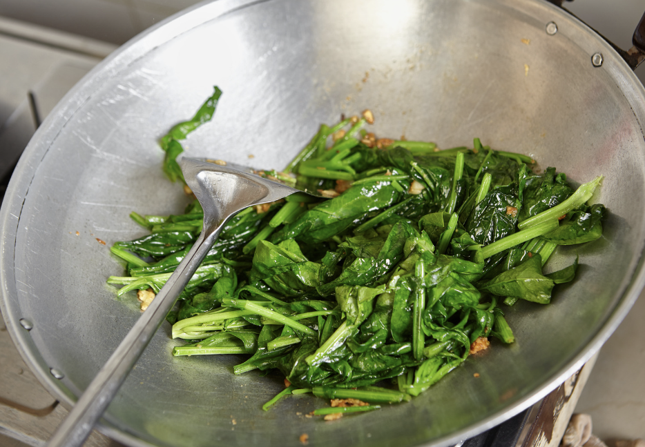 Simple Sautéd Spinach