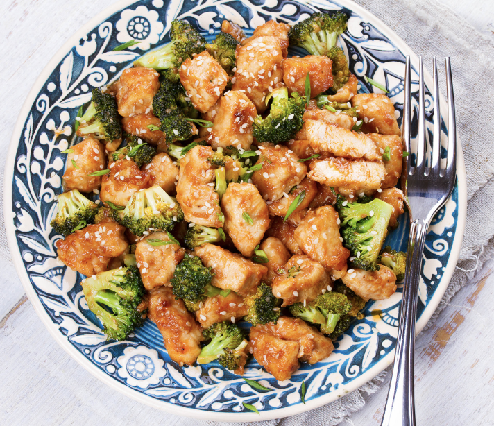 Sesame Ginger Chicken & Broccoli