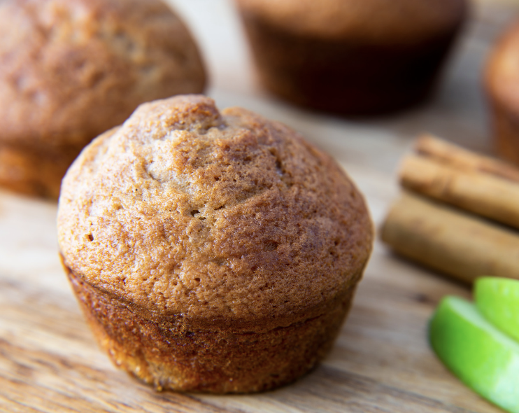 Apple Flaxseed Muffins