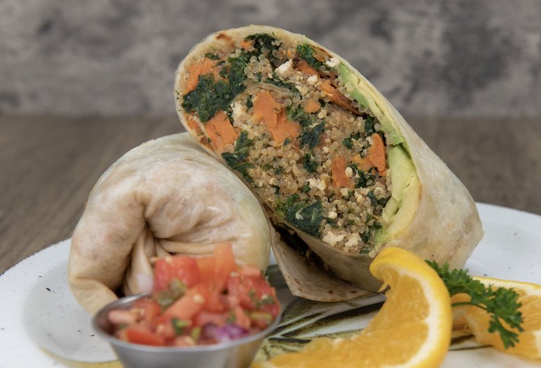 Pork (or chicken) and Quinoa Burrito