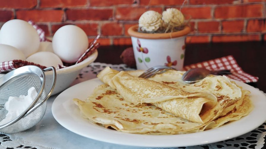 Turkey and Asparagus Crepe