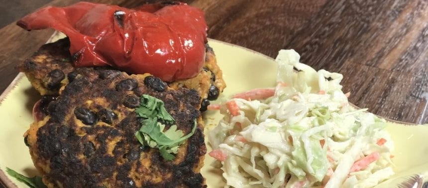 Sweet Potato and Black Bean Burger