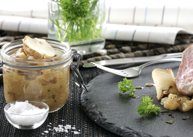 Salmon with Pear Chutney