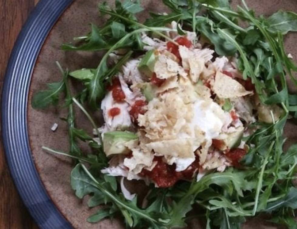 Mexican Chicken with Arugula