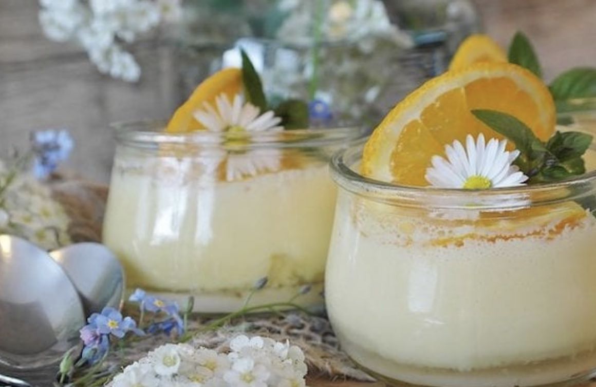 Healthy & Refreshing Orange Sundae
