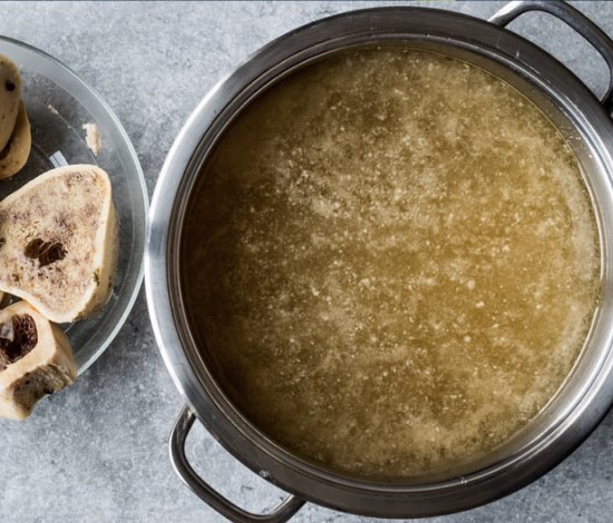 Bone Broth Soup with Quinoa & Greens