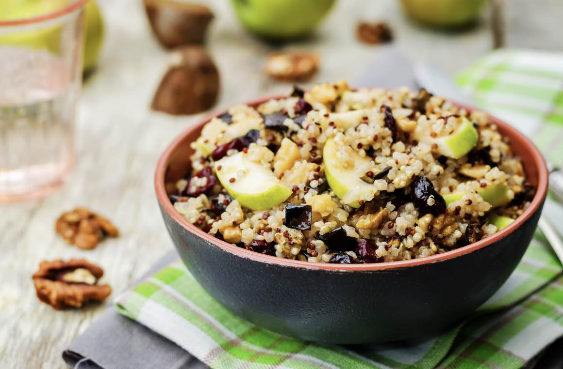 Cinnamon Pecan Breakfast Quinoa