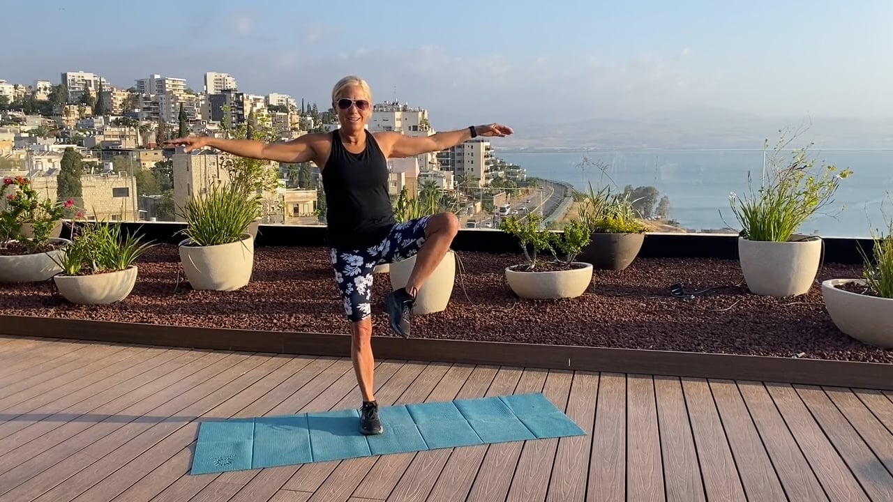 Full-Body-Balance-Above-Sea-Of-Galilee