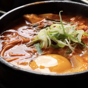Egg with Kimchi & Whole Grain Toast