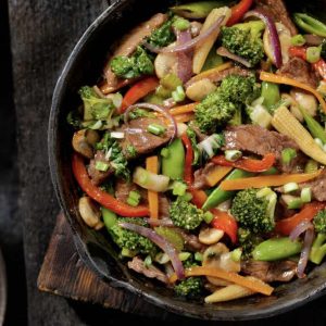 Beef Stir-Fry with Fermented Vegetables
