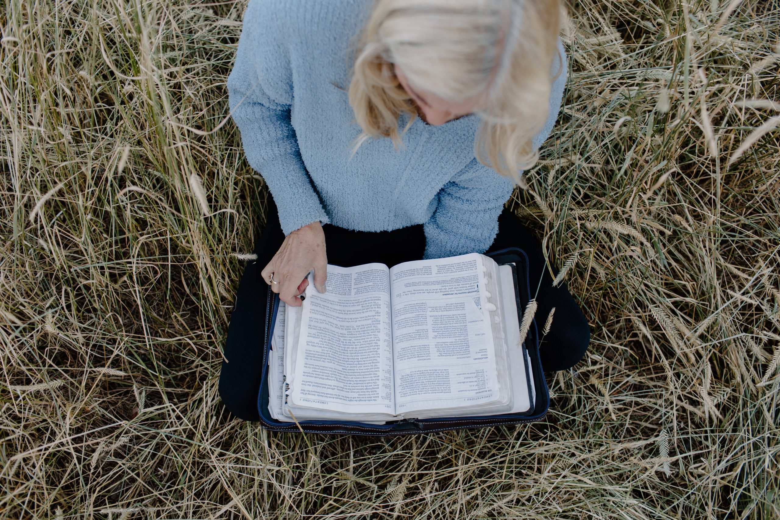 Michelle with Bible